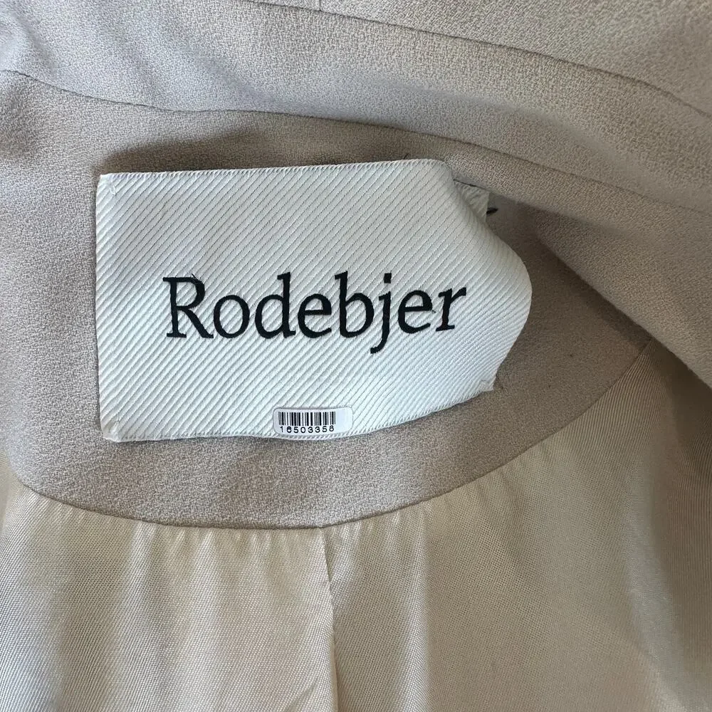 Rodebjer Cream Oversized Blazer SMALL Unstructured 80s Career Suiting Boxy $455 - Picture 12 of 14